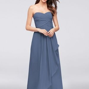 Davids Bridal Strapless Bridesmaid Dress